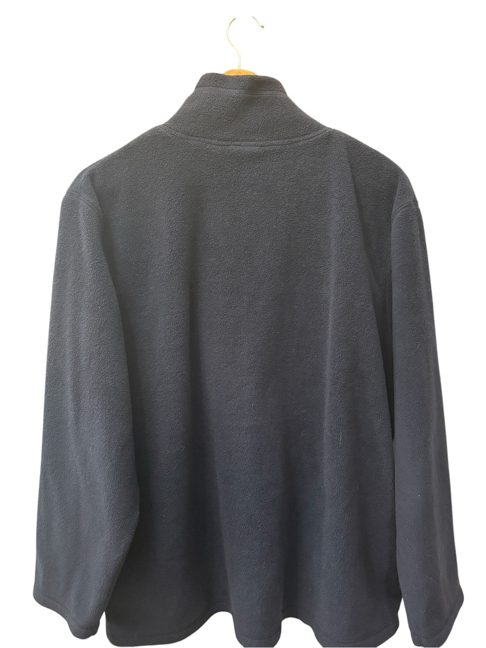 Disney Mickey Fleece Pullover Sweatshirt Size XL Navy‎ Blur Embroidered 1/4 Zip - Picture 5 of 7